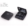 black plastic cosmetic case empty make up case